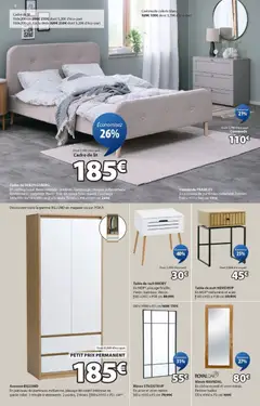 Jysk - Prévisualisation de Jysk catalogue valide à partir de 09.12.2025 | Page: 6 | Produits: Lit, Commode, Miroir, Cadre