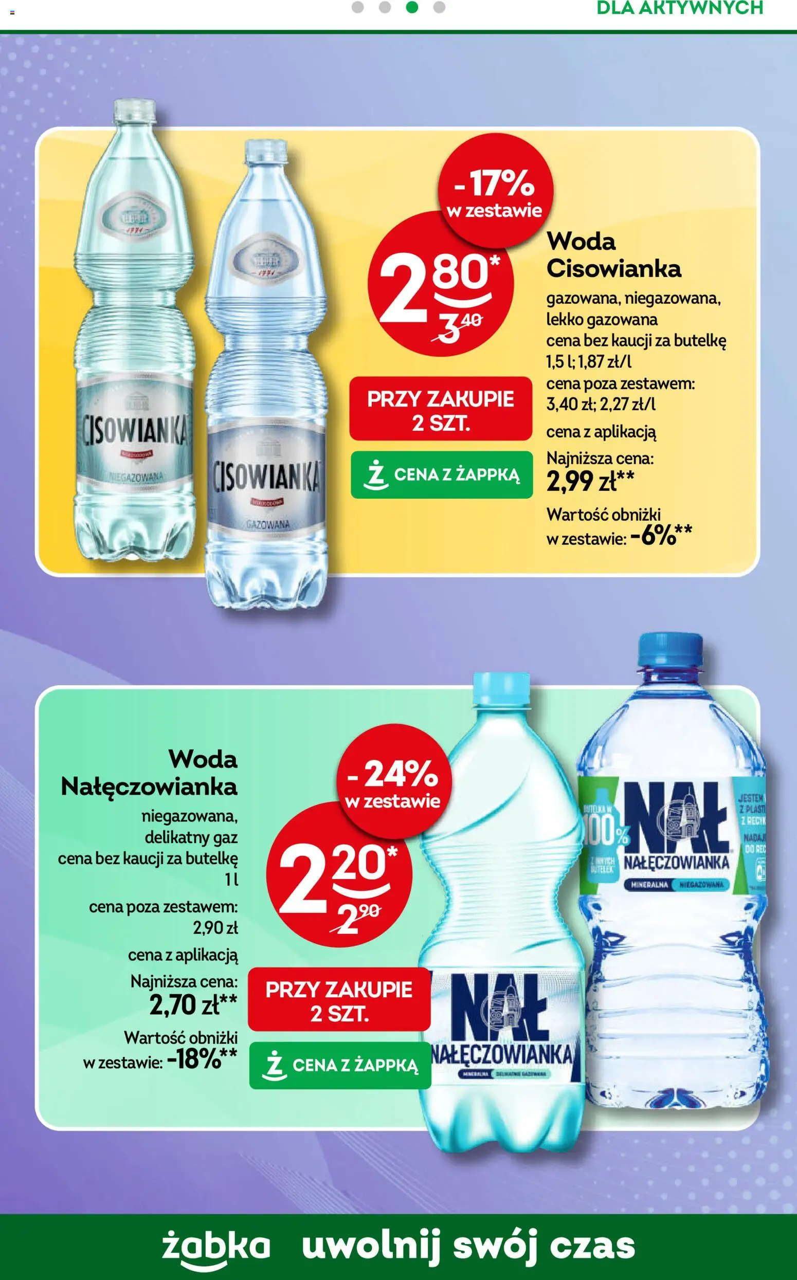 Żabka Gazetka od 22.10.2025 | Strona: 58 | Produkty: Woda