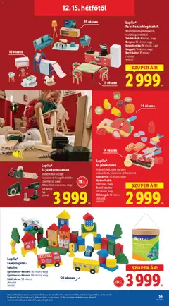 Lidl Akciós újság - amely érvényes a következő dátumtól: 11.12.2025 | Oldal: 55