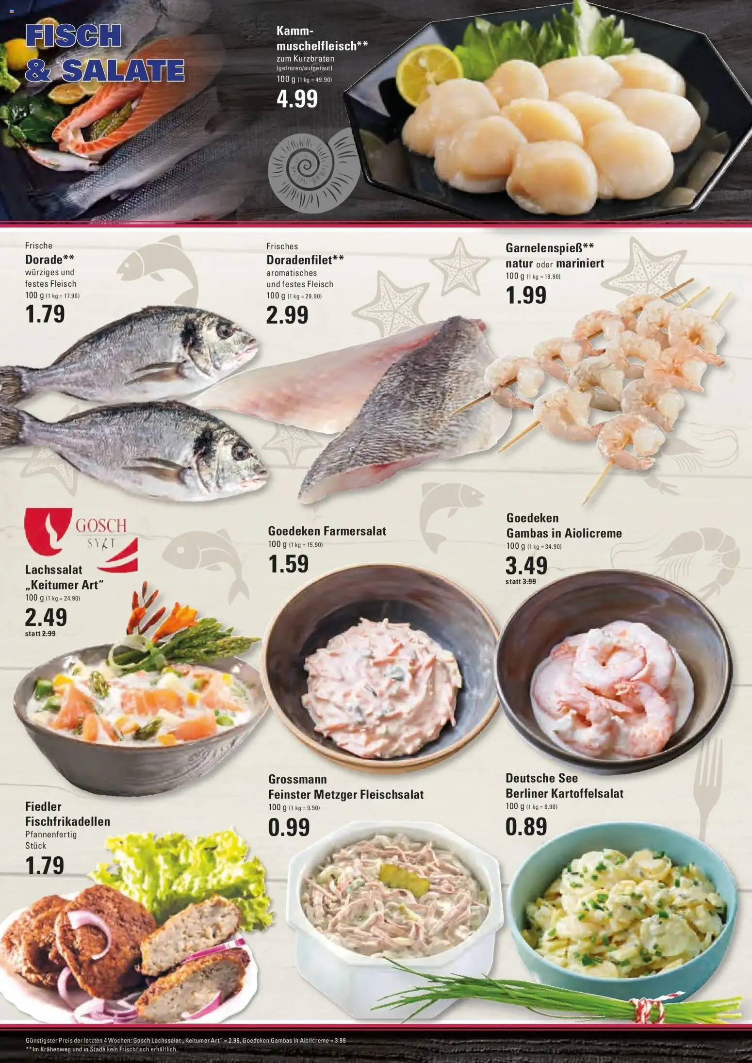 Edeka prospekt Stade	 – gültig ab 11.01.2026 | Seite: 6 | Produkte: Berliner, Dorade, Fisch, Fleisch
