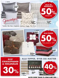 Forhåndsvisning av Spar Kjøp kundeavis gyldig fra 01.12.2025 | Side: 5 | Produkter: Pledd