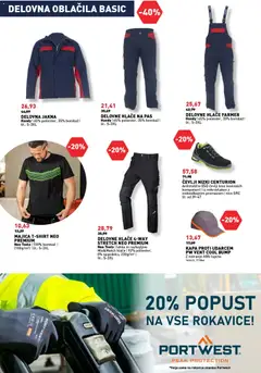 Inpos katalog akcije – veljaven od 09.04.2026 | Stran: 22 | Izdelki: Oblacila, Majica, Hlace, Rokavice