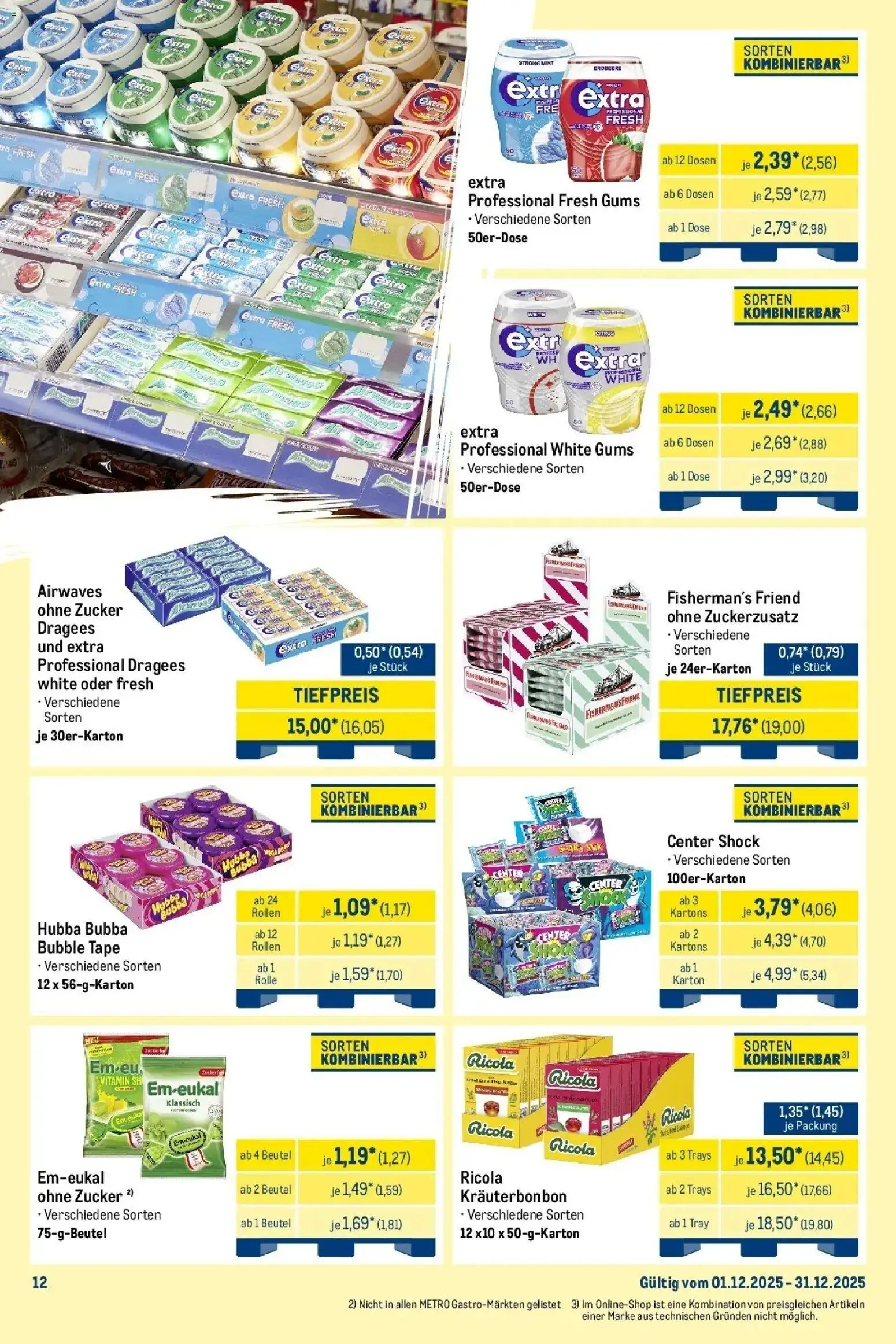 Metro - Wochenangebote Händler – gültig ab 01.12.2025 | Seite: 22 | Produkte: Zucker