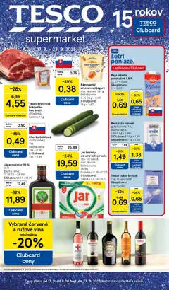 Tesco leták platný od 17.09.2025