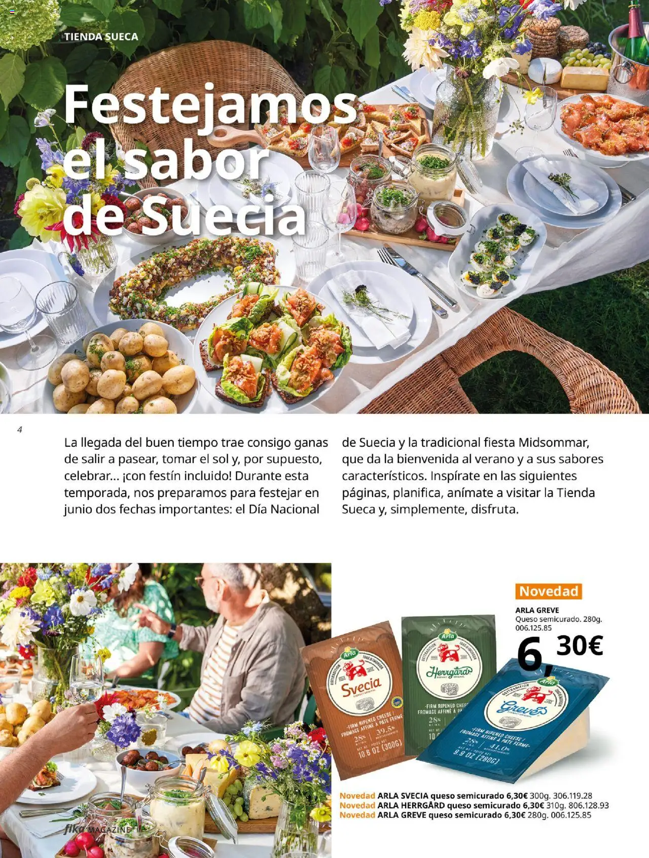 Catálogo IKEA Fika │ válido desde el 01.04.2025 | Página: 4 | Productos: Queso, Paté