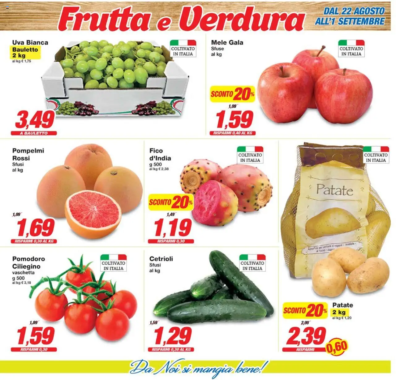 Volantino Prix del 22.08.2025 | Pagina: 7 | Prodotti: Cetrioli, Patate, Pomodoro, Forno