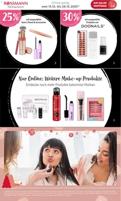 Rossmann Onlineprospekt ab 15.12.2025 gültig | Seite: 3 | Produkte: Pinsel, Mascara