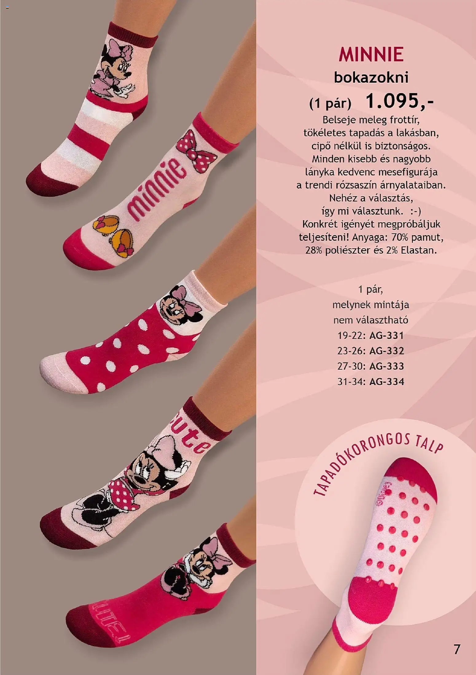 Betly akciós ujság - amely érvényes a következő dátumtól: 07.11.2025 | Oldal: 7 | Termékek: Bokazokni