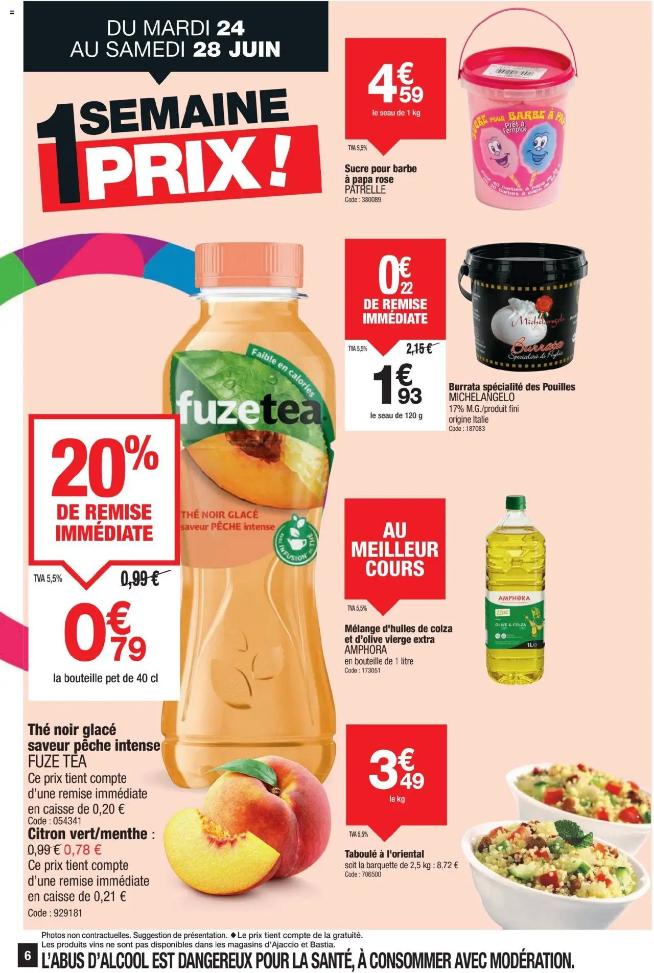  | Page: 6 | Produits: Citron, Sucre, Olive, Thé