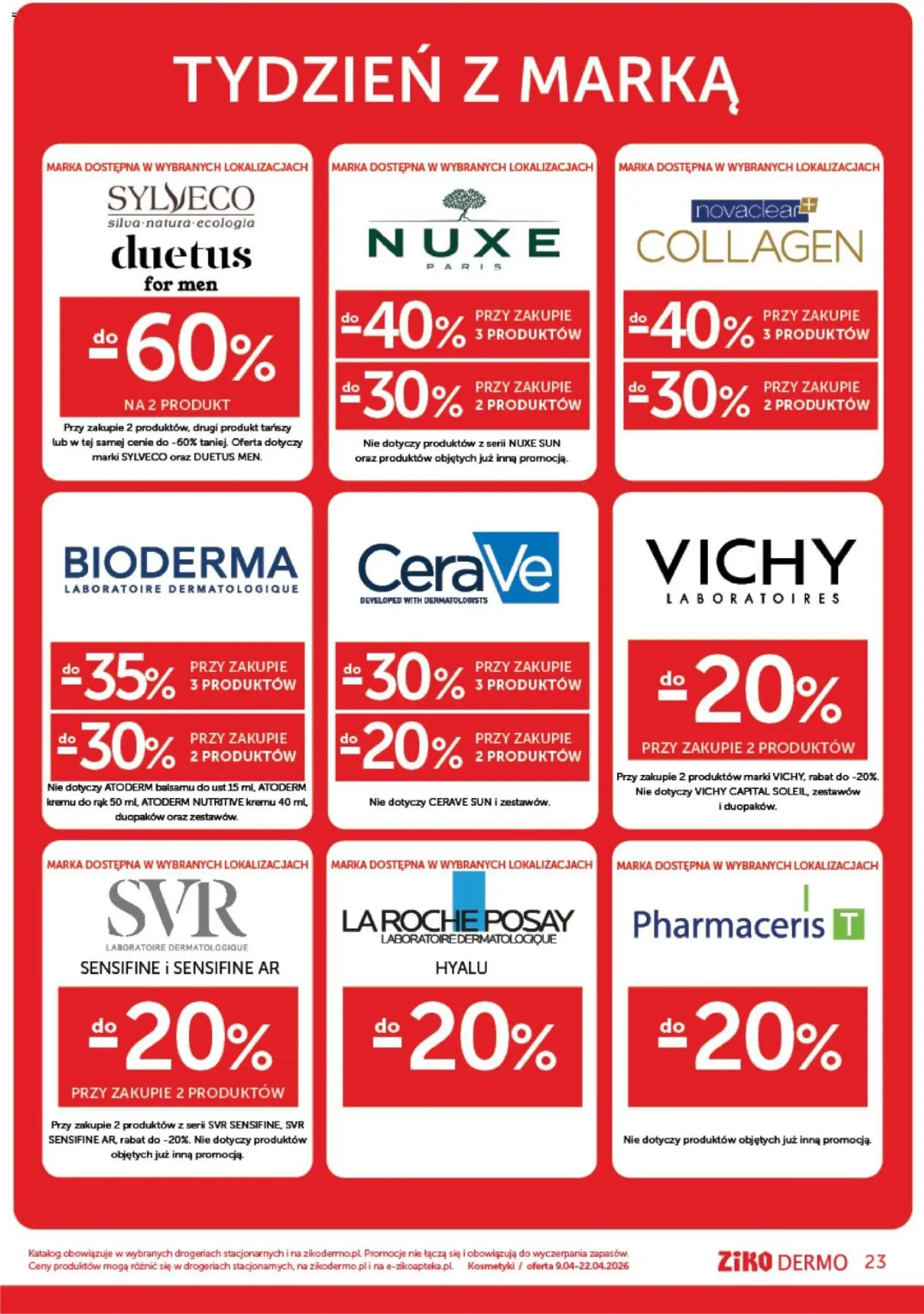 Ziko gazetka od 09.04.2026 | Strona: 23 | Produkty: Kosmetyki