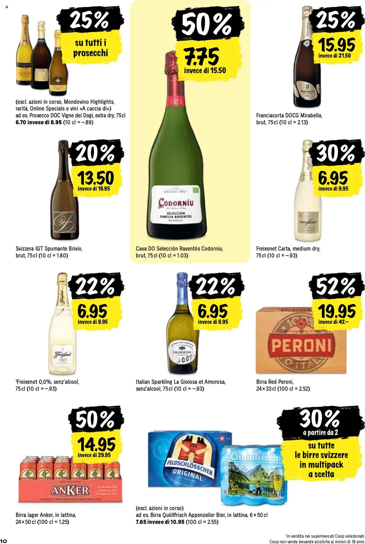 Coop - Una settimana di azioni – gültig ab 23.10.2025 | Seite: 10 | Produkte: Bier