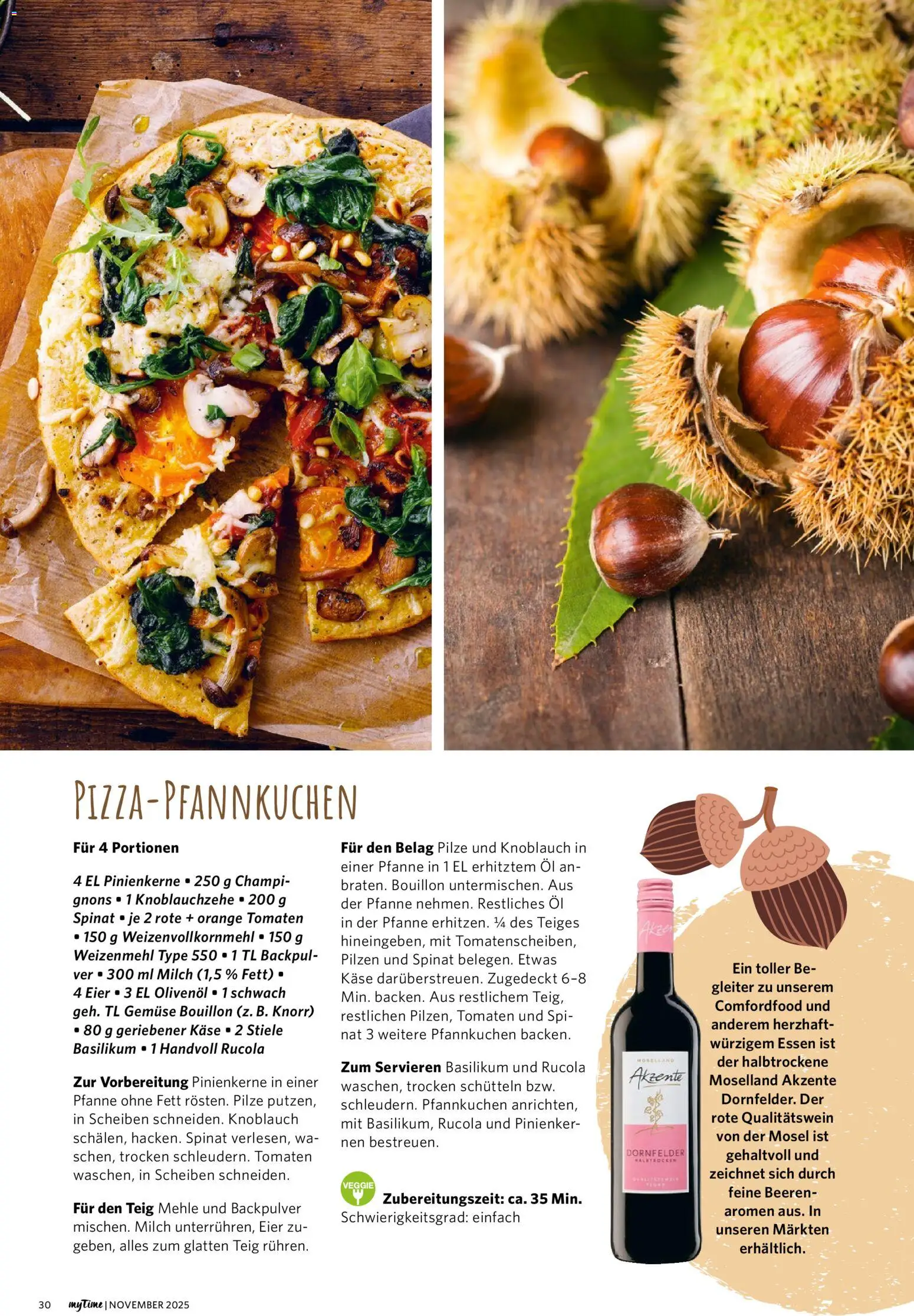 Famila Nordwest  myTime November 2025 – gültig ab 01.11.2025 | Seite: 30 | Produkte: Olivenol, Tomaten, Weizenmehl, Knorr