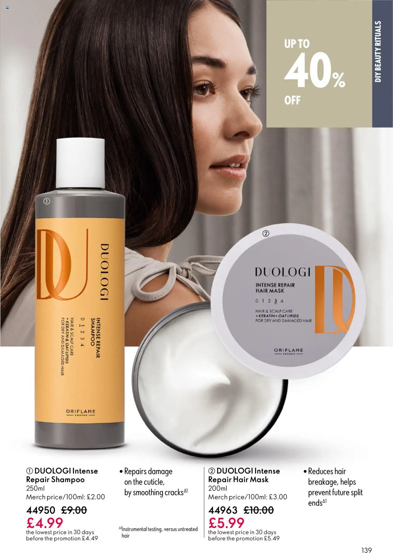  | Page: 139 | Products: Shampoo, Hair mask, Mask