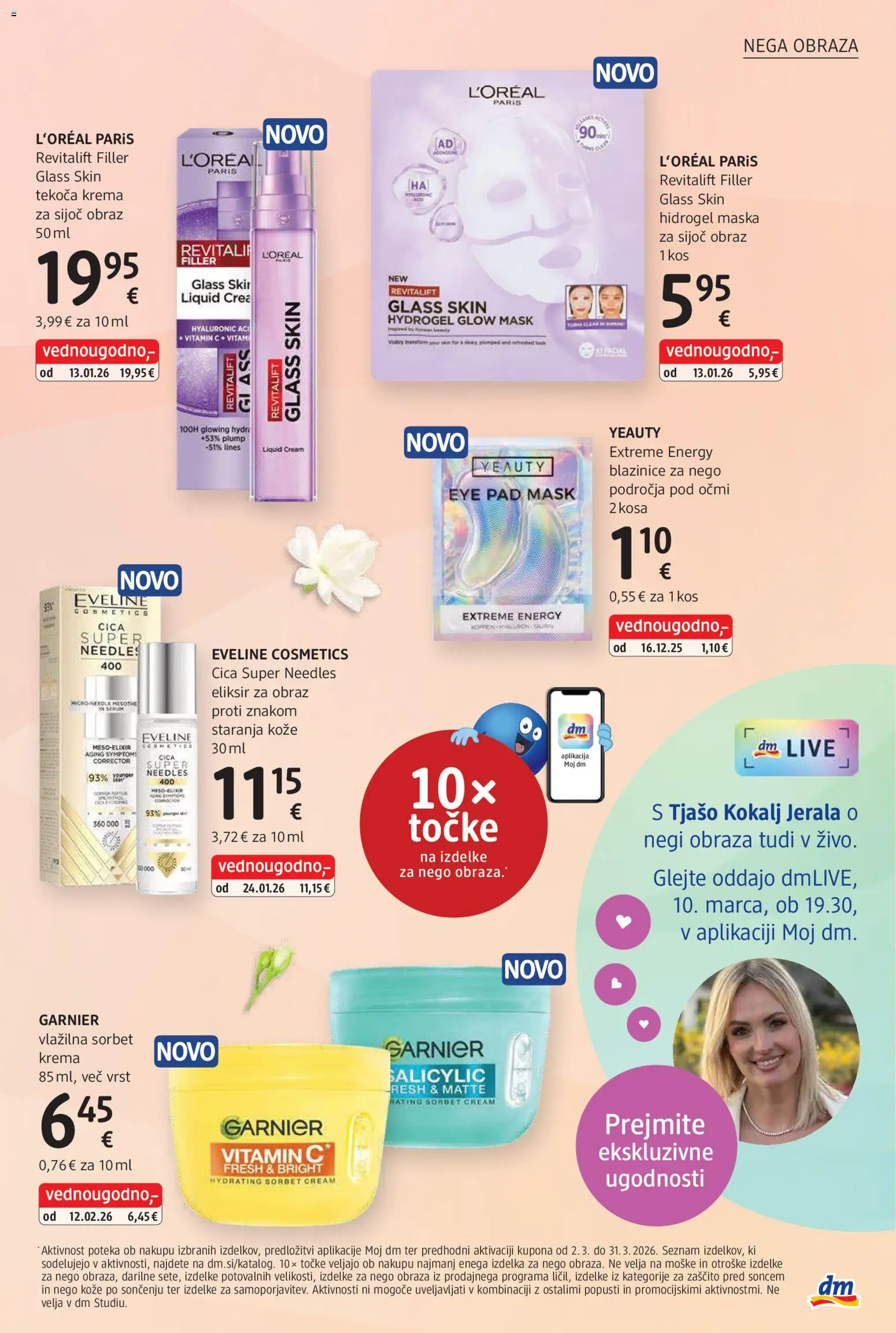 Novi DM Drogerie Markt katalog ponudbe – veljaven od 02.03.2026 | Stran: 9 | Izdelki: Kos, Krema, Maska