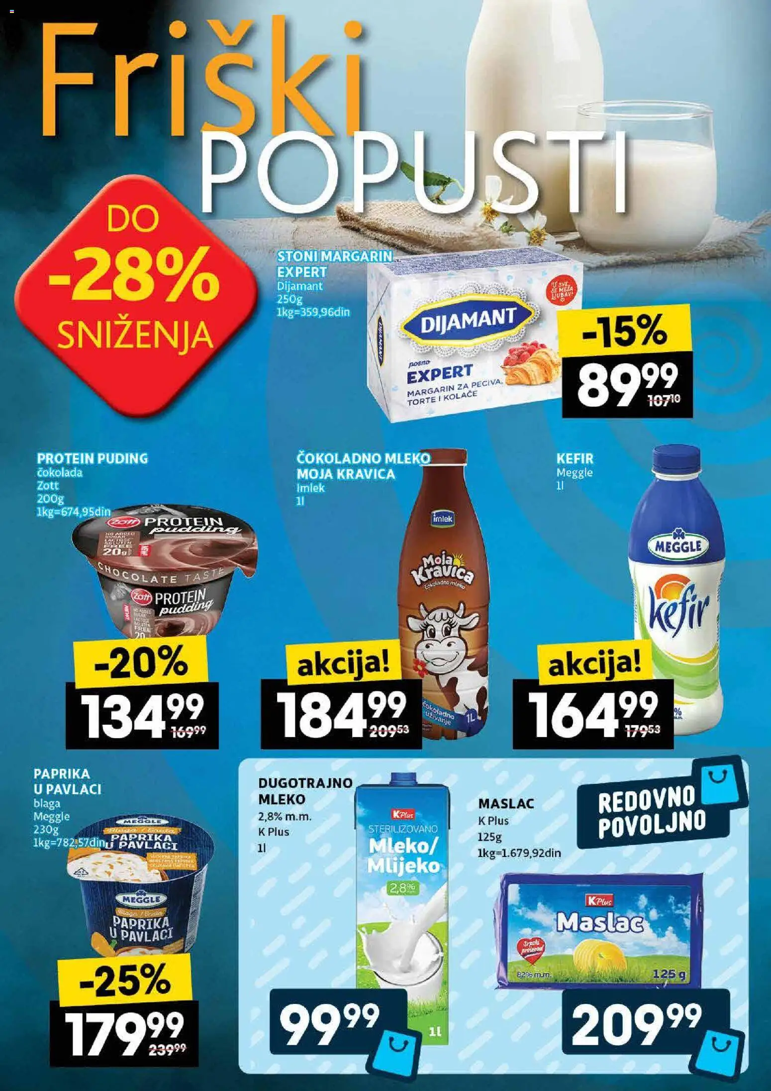 Roda katalog - važi od 27.11.2025 | Strana: 10 | Proizvode: Čokoladno mleko, Moja kravica, Mleko, Čokolada