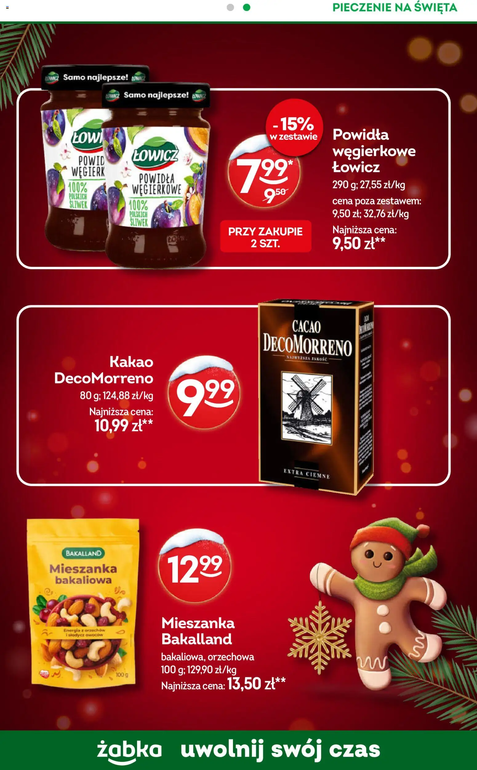 Żabka Gazetka - Codzienne produkty od 17.12.2025 | Strona: 15 | Produkty: Kakao, Powidła