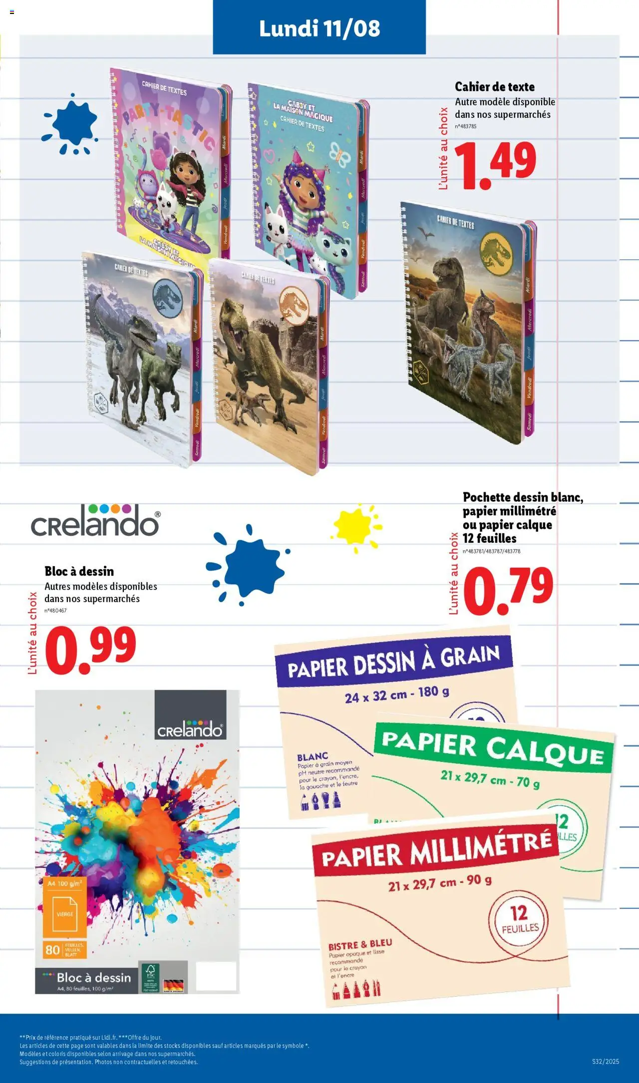  | Page: 25 | Produits: Crayon, Notebook