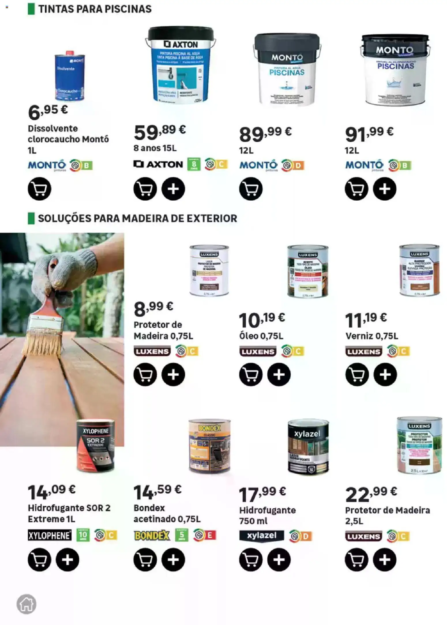 Leroy Merlin Catálogo Jardim │ válido de 12.03.2026 | Página: 66 | Produtos: Agua, Piscina, Base, Verniz