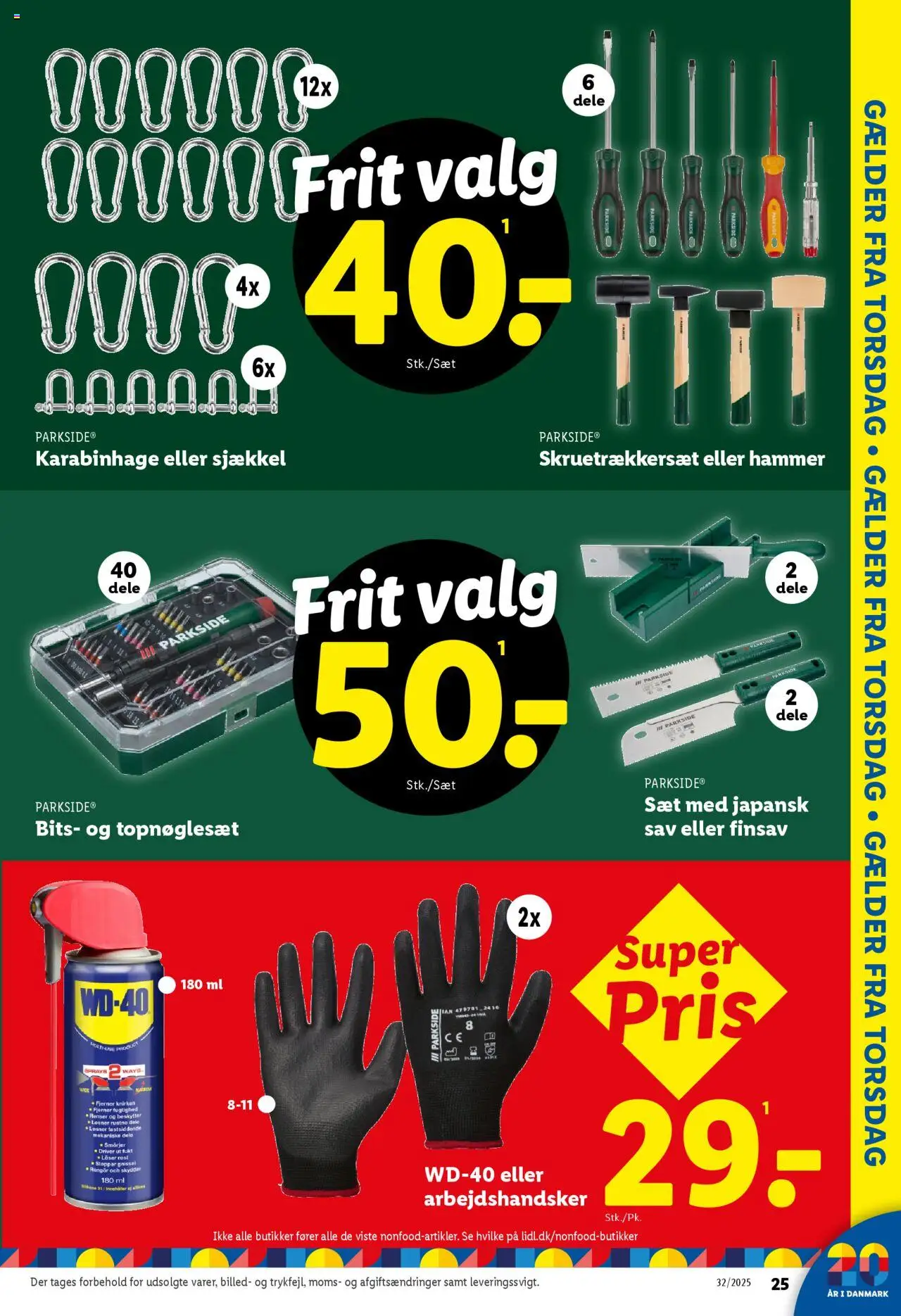 Lidl Tilbudsavis gyldig fra 03.08.2025 | Side: 31 | Produkter: Hammer