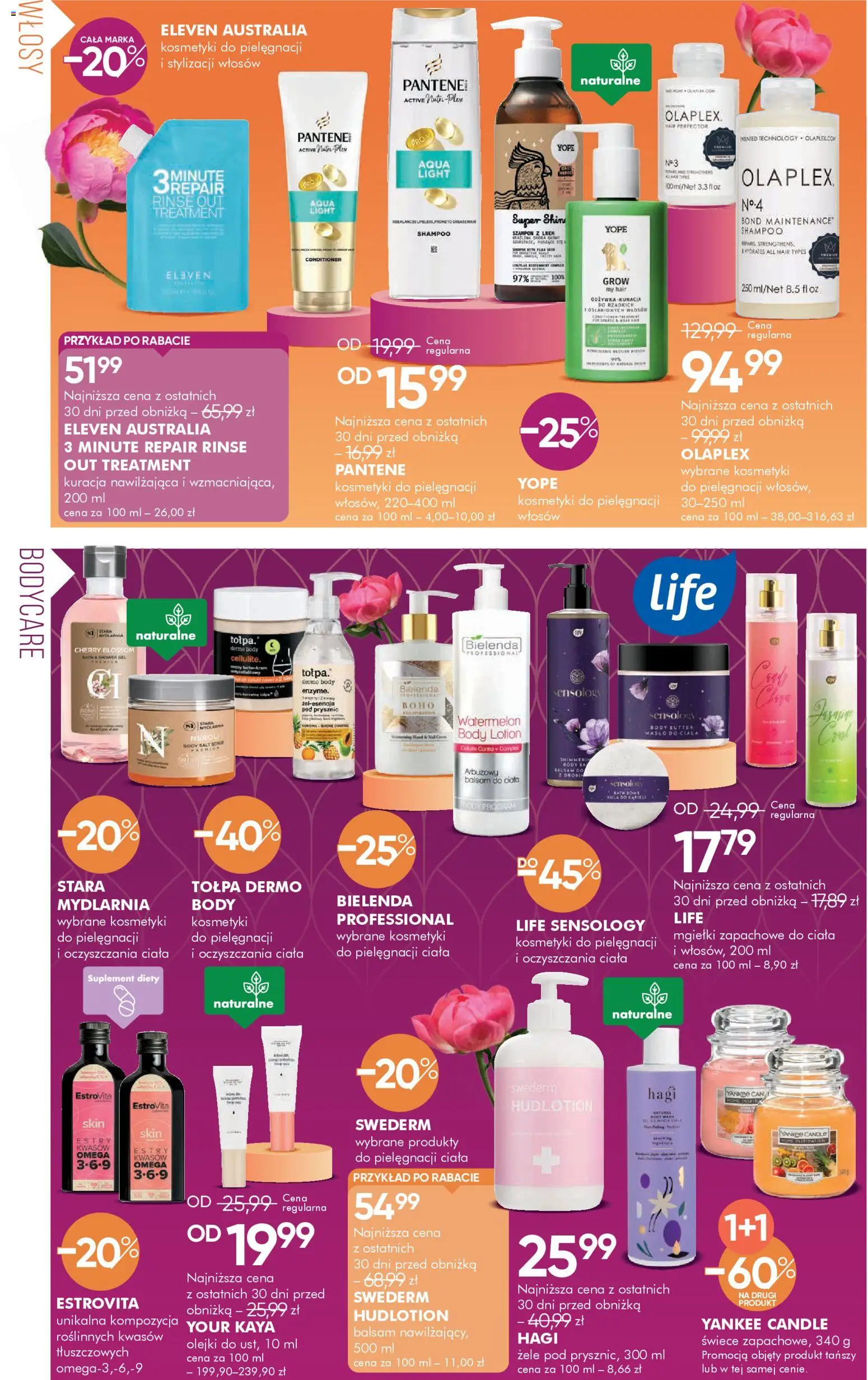 Super-pharm gazetka od 05.03.2026 | Strona: 4 | Produkty: Kula do kąpieli, Szampon, Świece, Lotion