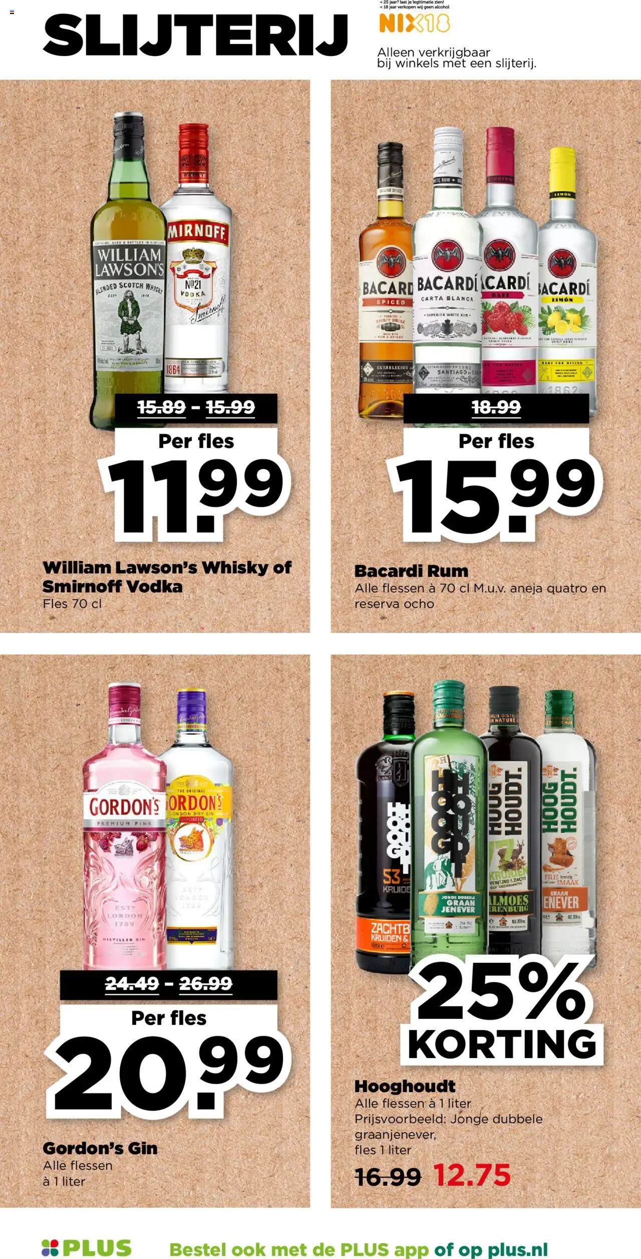  | Pagina: 40 | Producten: Gin, Fles, Whisky, Slijterij