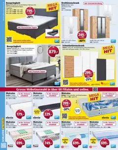 Otto's Aktionen ab 14.01.2026 gültig | Seite: 10 | Produkte: Matratze, Schwebetürenschrank, Drehtürenschrank, Boxspringbett