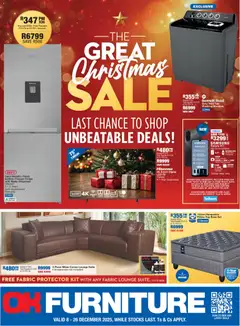 OK Furniture specials catalogue – valid from 08.12.2025
