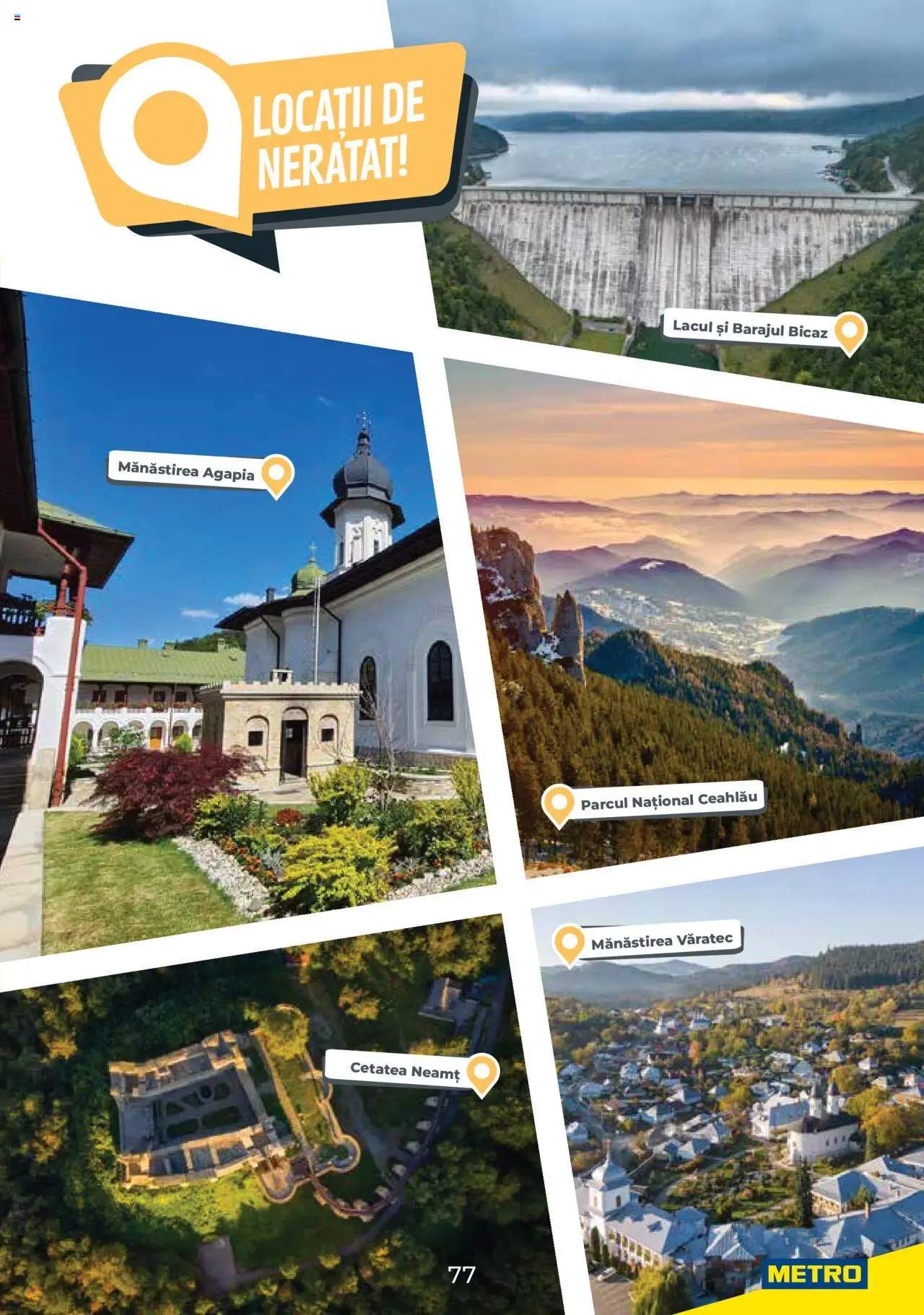 Metro catalog - Ghid de călătorie România – valabil de la 01.08.2025 | Pagină: 77