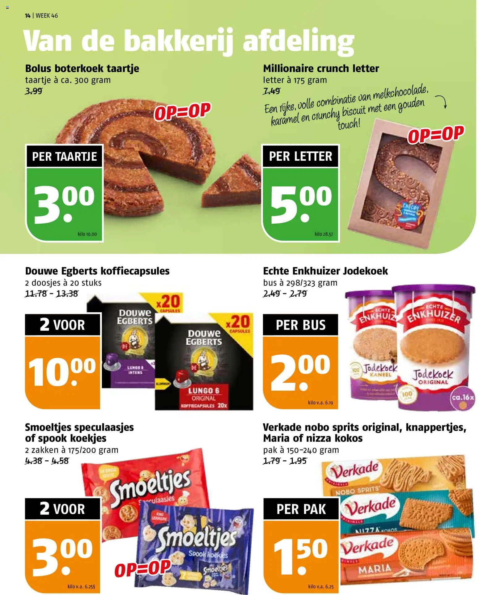 {H1} | Pagina: 14 | Producten: Koffiecapsules, Koekjes, Bakkerij, Kaneel