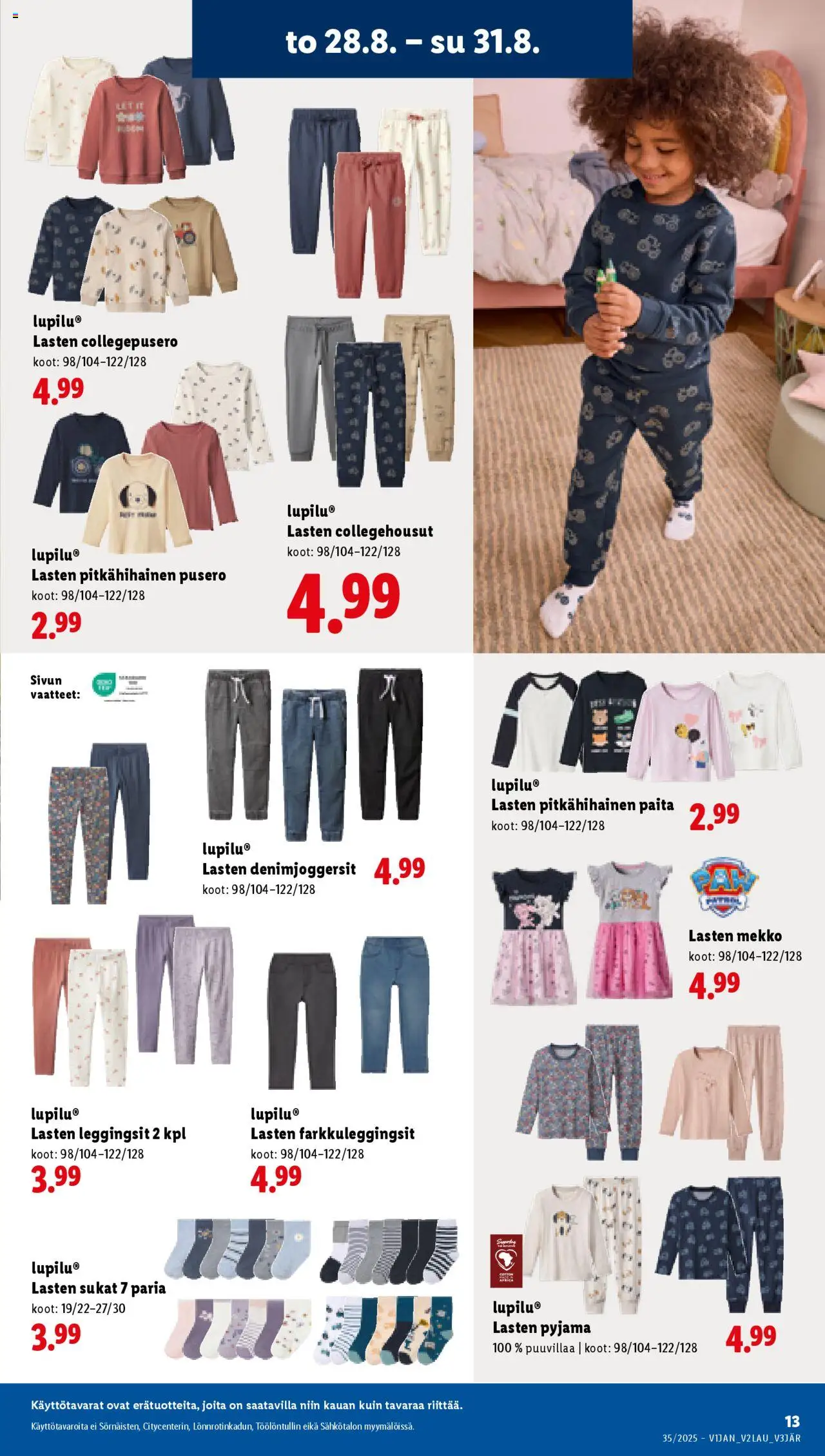  | Sivu: 13 | Tuotteet: Vaatteet, Paita, Pyjama, Mekko