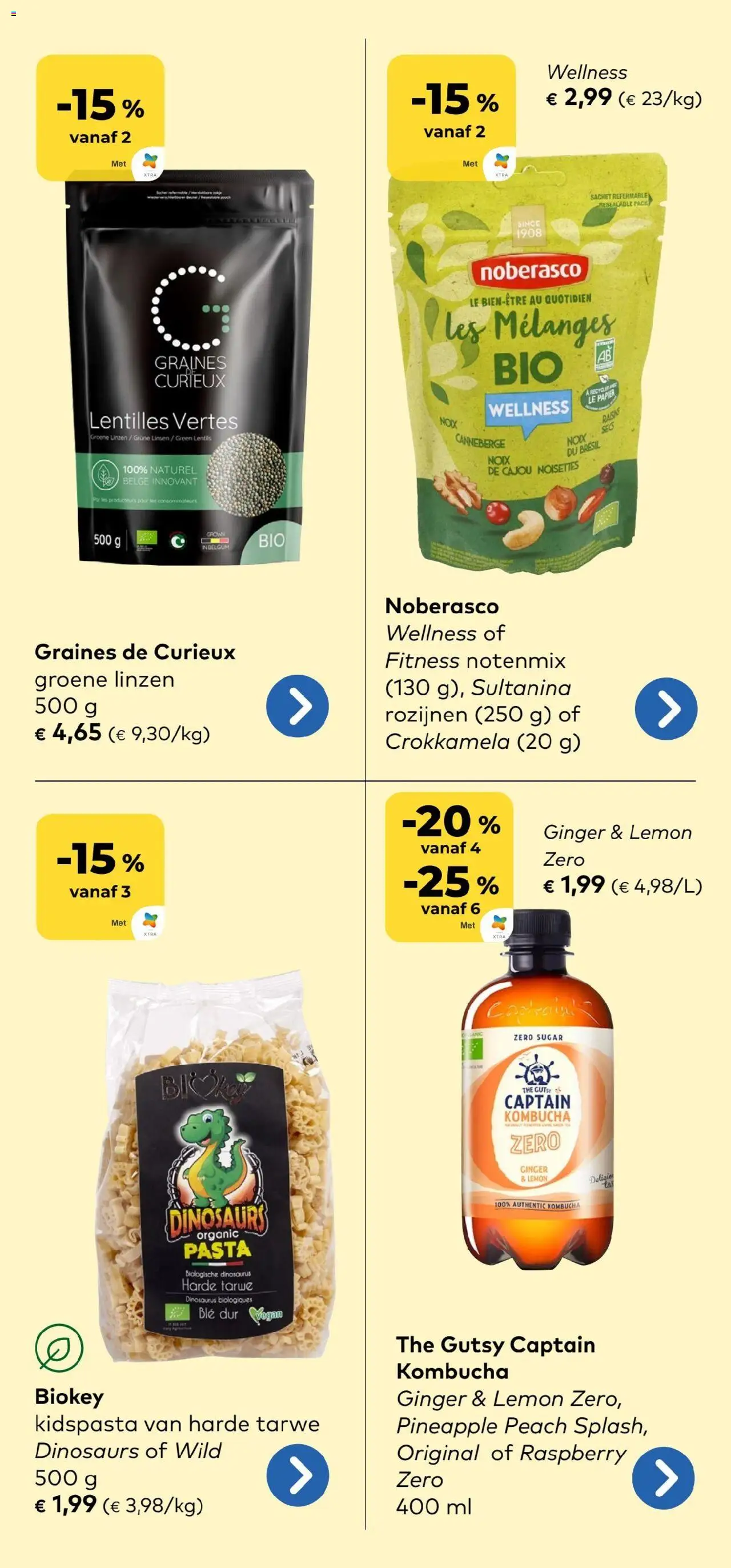  | Pagina: 9 | Producten: Pasta, Rozijnen, Linzen, Papier