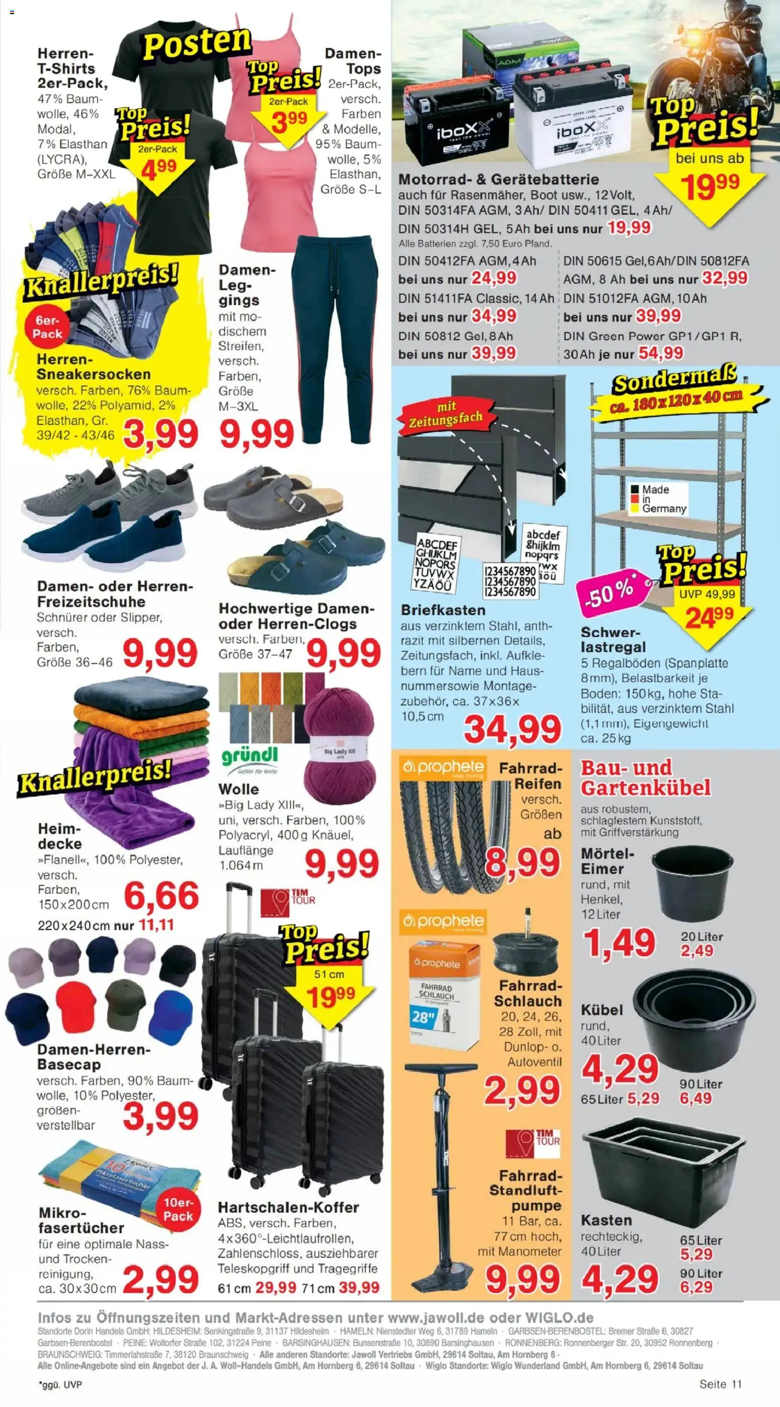 Jawoll Prospekt – gültig ab 30.03.2026 | Seite: 15 | Produkte: Manometer, Decke, Batterien