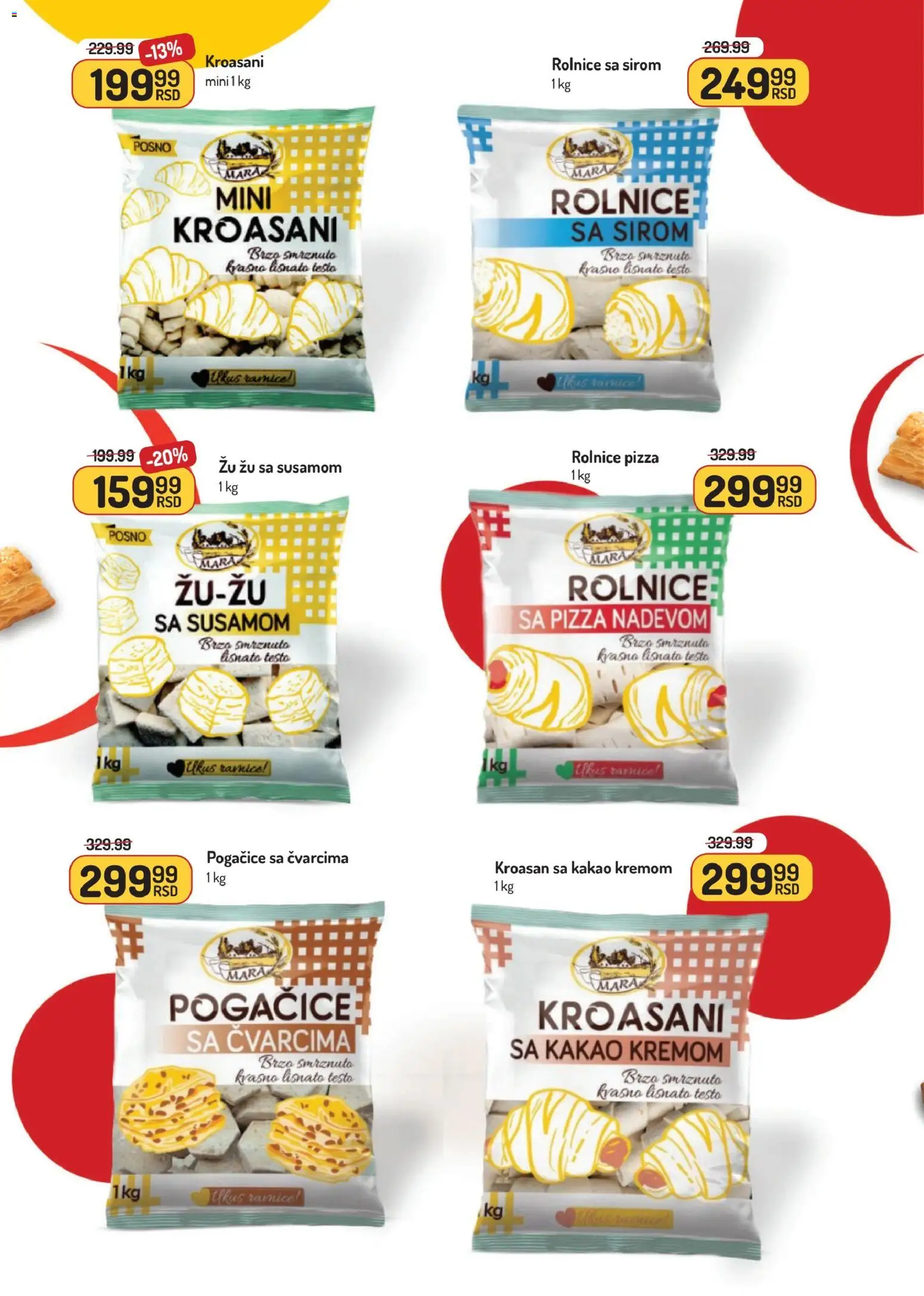 Aman katalog - važi od 05.01.2026 | Strana: 18 | Proizvode: Lisnato testo, Kroasan