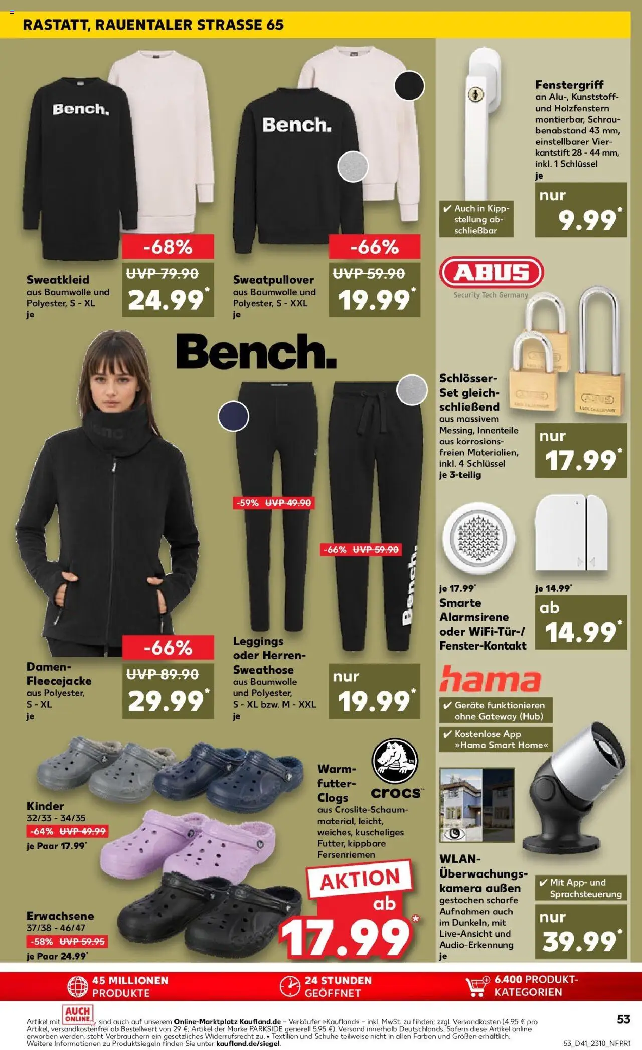 Kaufland prospekt Baden-Baden	 – gültig ab 13.10.2025 | Seite: 53 | Produkte: Kamera, Sweathose, Sweatshirt, Leggings
