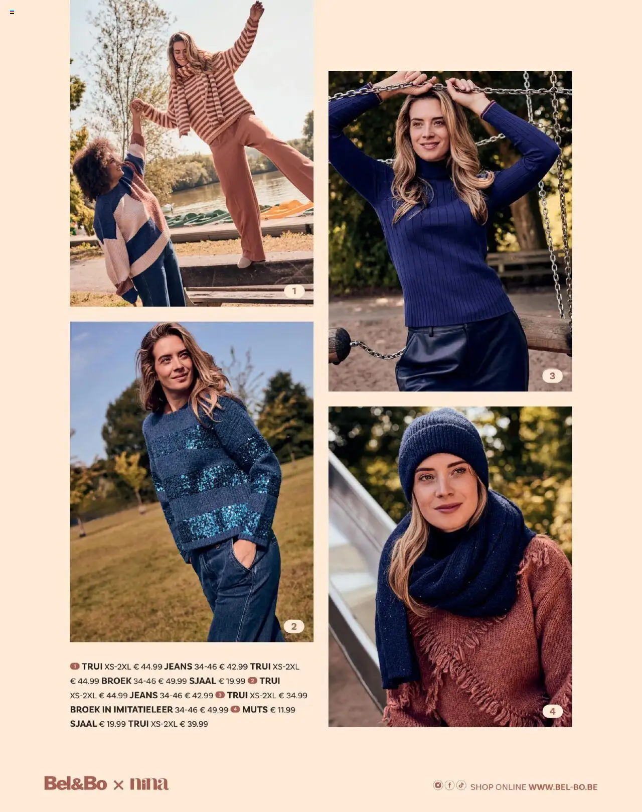 {H1} | Pagina: 4 | Producten: Sjaal, Trui, Broek