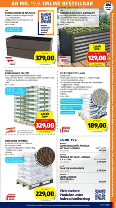 Hofer Flugblatt gültig ab 12.09.2025 | Seite: 37 | Produkte: Rasenmäher