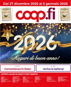 Anteprima del volantino COOP Firenze catalogo valido a partire dal 27.12.2025