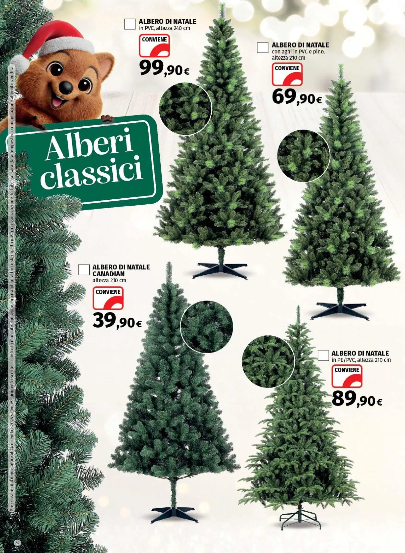 Volantino Ipercoop del 06.11.2025 | Pagina: 32 | Prodotti: Albero di natale, Data