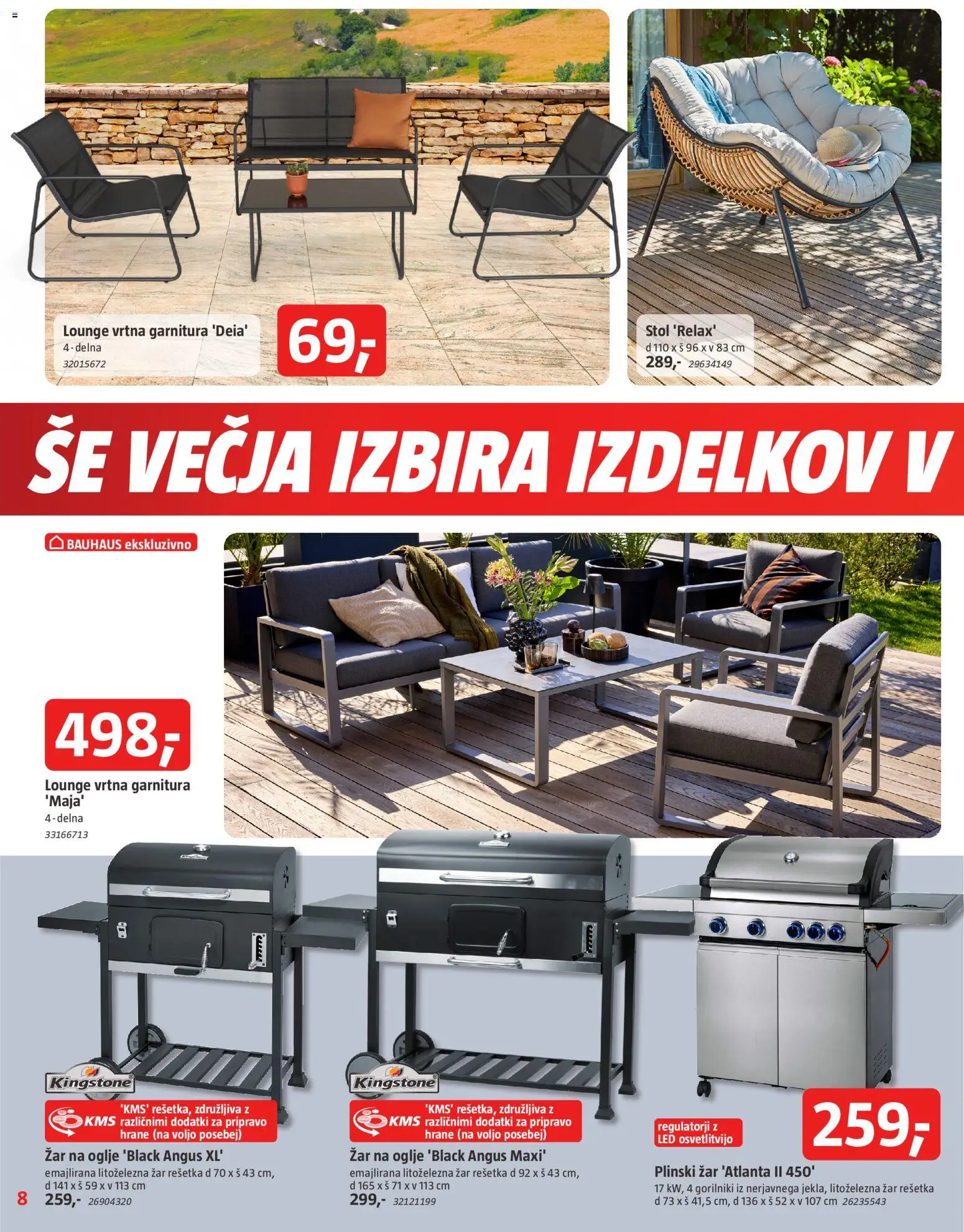 Novi Bauhaus katalog ponudbe – veljaven od 01.04.2026 | Stran: 8