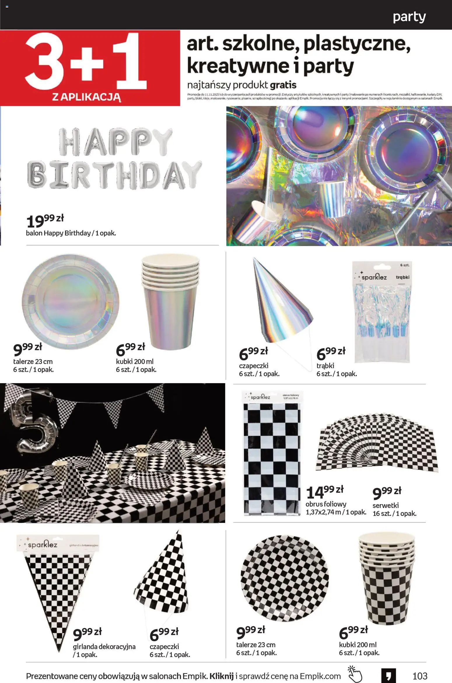 Empik Black Friday od 29.10.2025 | Strona: 103 | Produkty: Talerze, Kwiaty