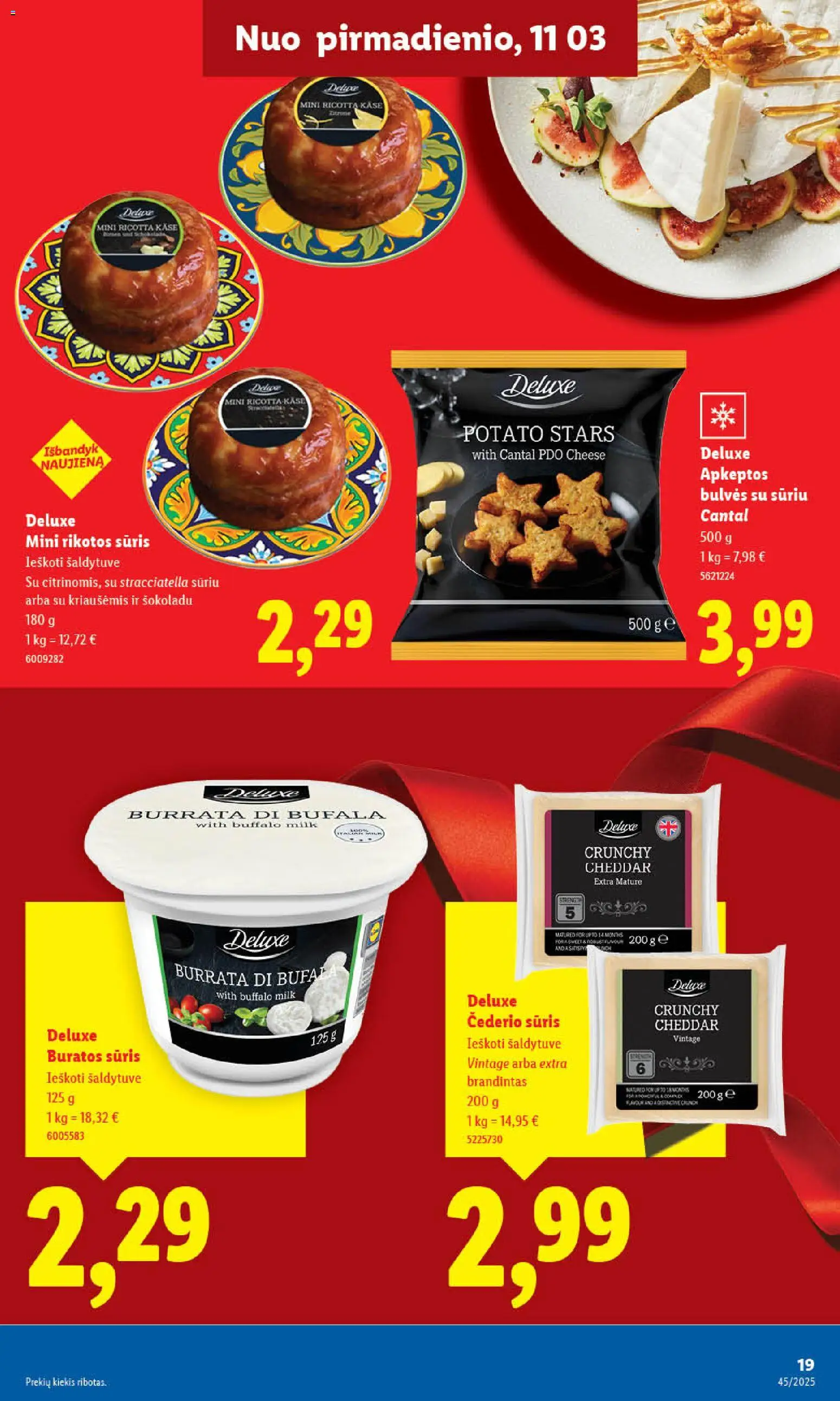 LIDL akcijos nuo 03.11.2025 | Puslapis: 21 | Prekių: Bulvės, Sūris