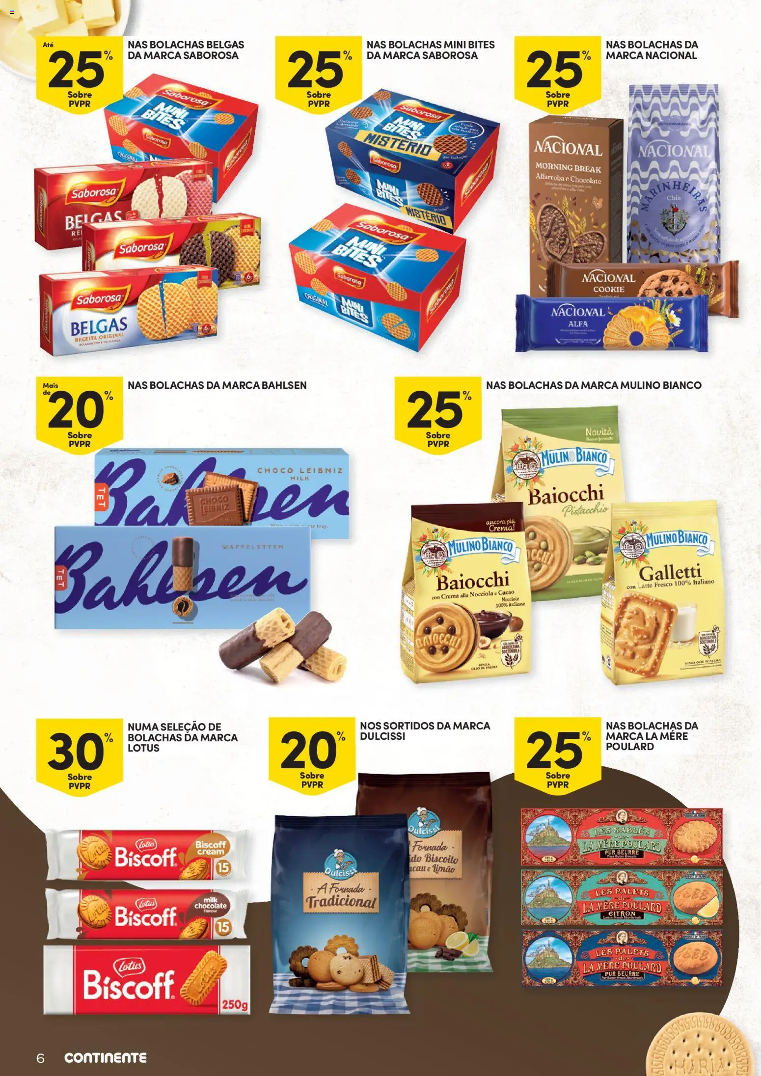 Continente - Bolachas Para momentos especiais │ válido de 03.02.2026 | Página: 6 | Produtos: Bolachas, Chocolate