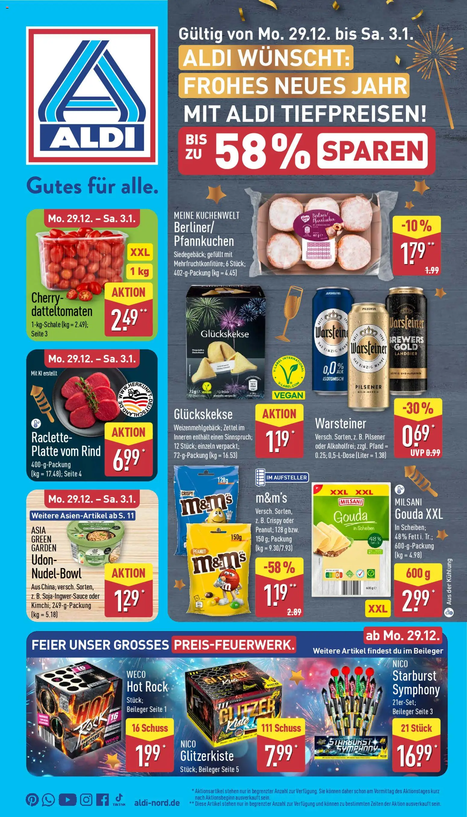 Aldi Prospekt 	 – gültig ab 29.12.2025 | Seite: 1