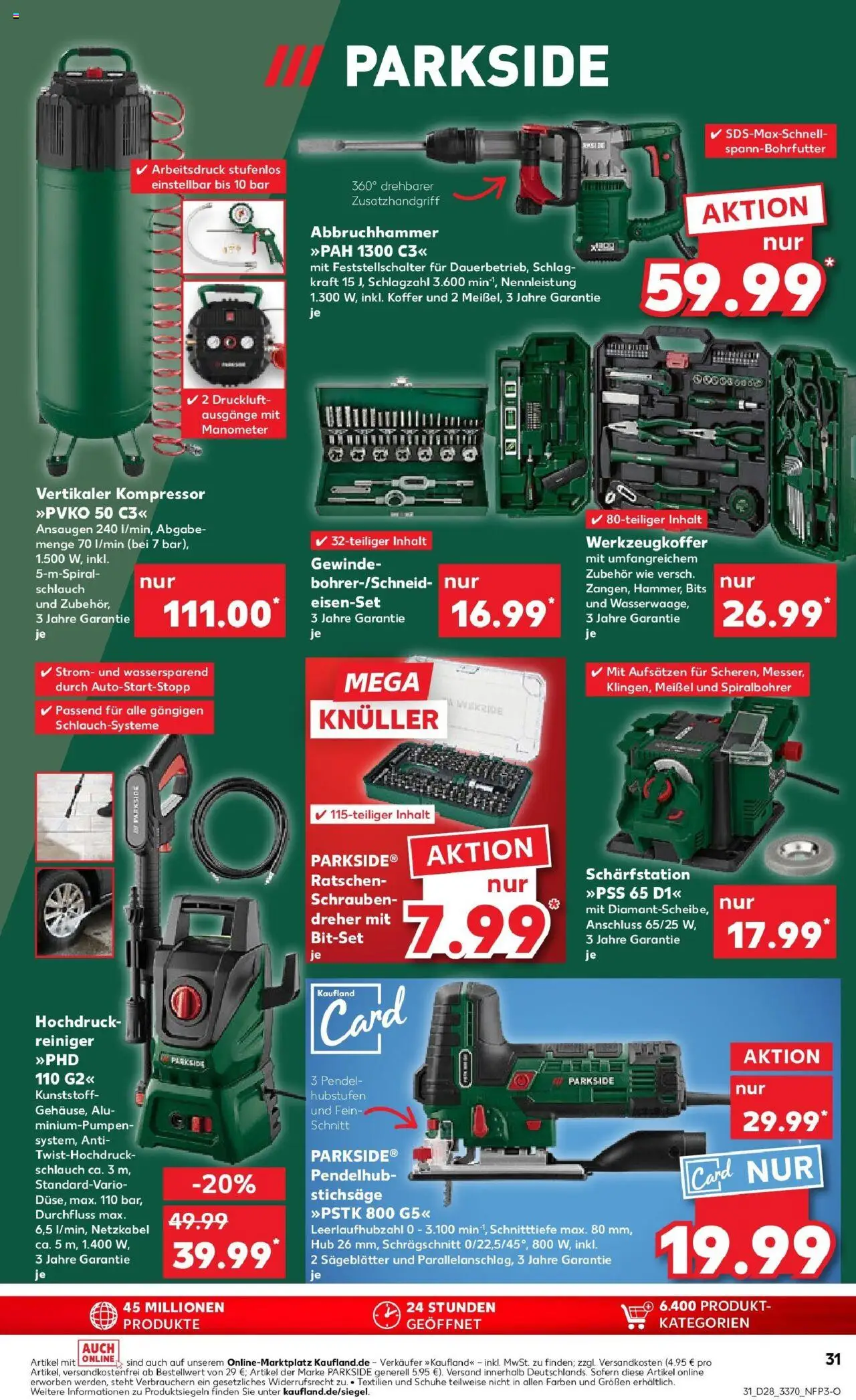 Kaufland prospekt Bitterfeld-Wolfen	 - gültig ab dem 13.07.2025 | Seite: 46 | Produkte: Manometer, Box, Hochdruckreiniger, Koffer