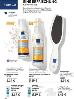 AVON Katalog April 2026 ab 01.04.2026 gültig | Seite: 164 | Produkte: Handtasche, Fußcreme, Fußbad, Fußspray