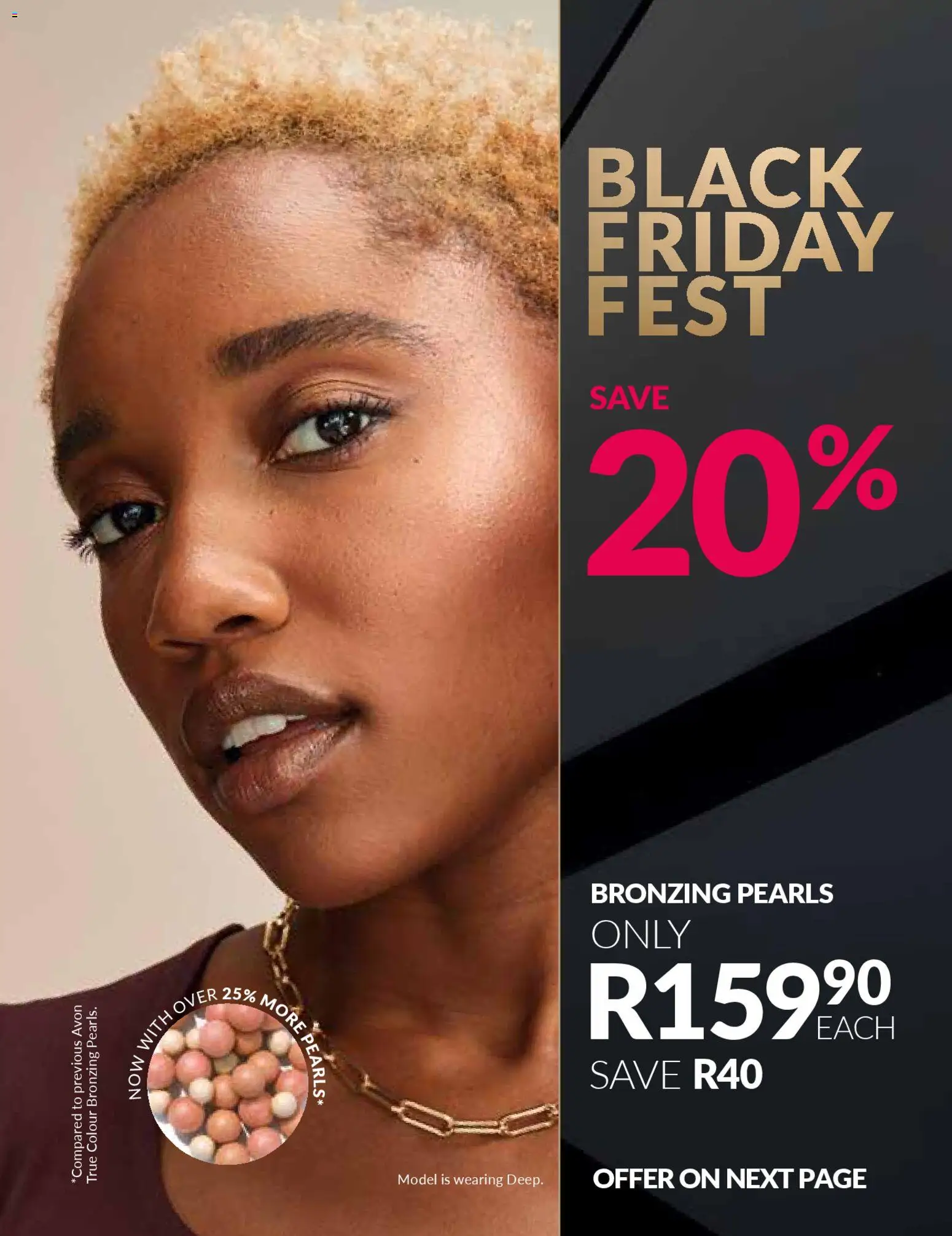 New Avon catalogue – valid from 17.11.2025 | Page: 22 | Products: Bronzing pearls