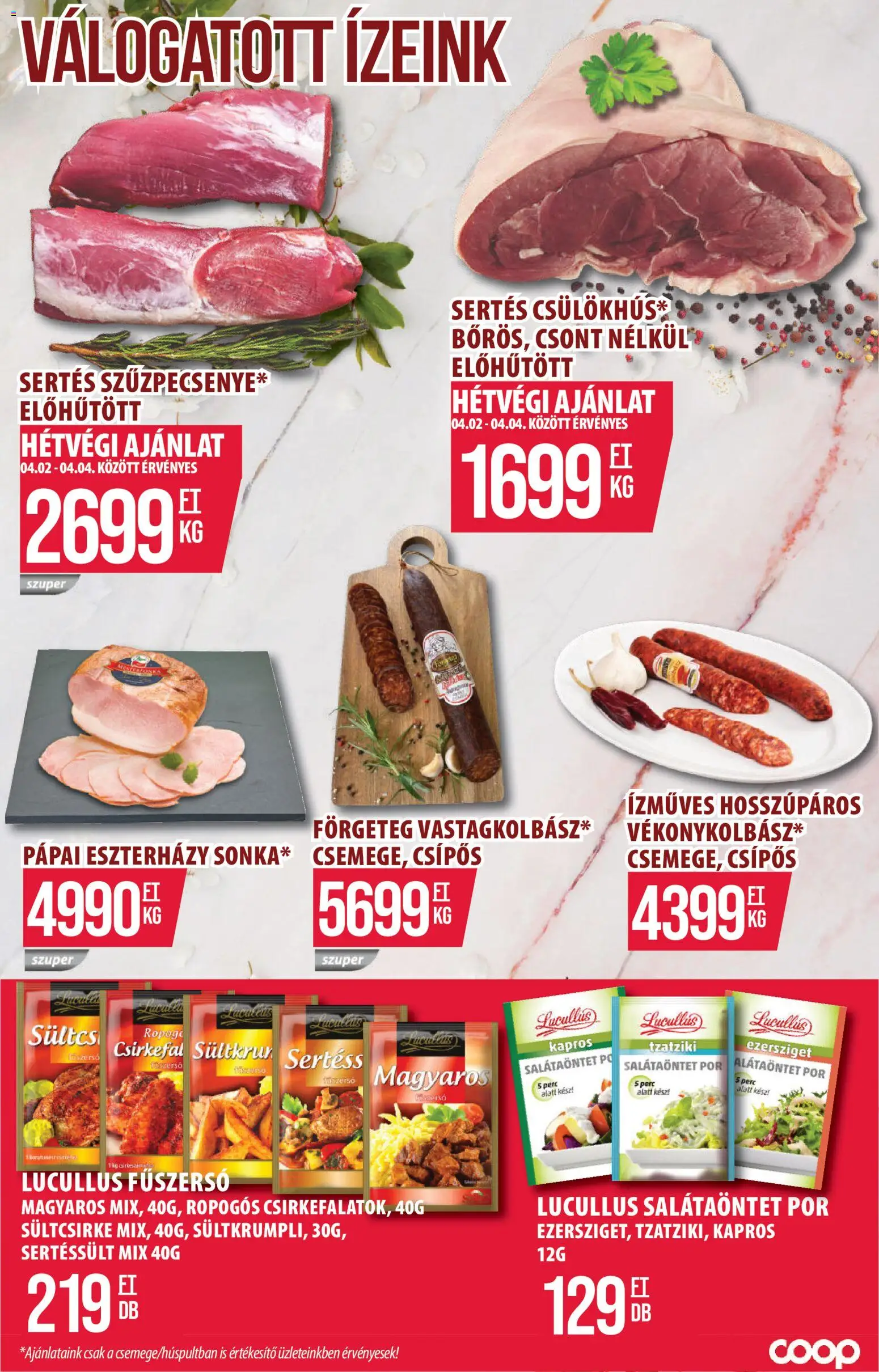 COOP Szolnok akciós ujság - amely érvényes a következő dátumtól: 30.03.2026 | Oldal: 3