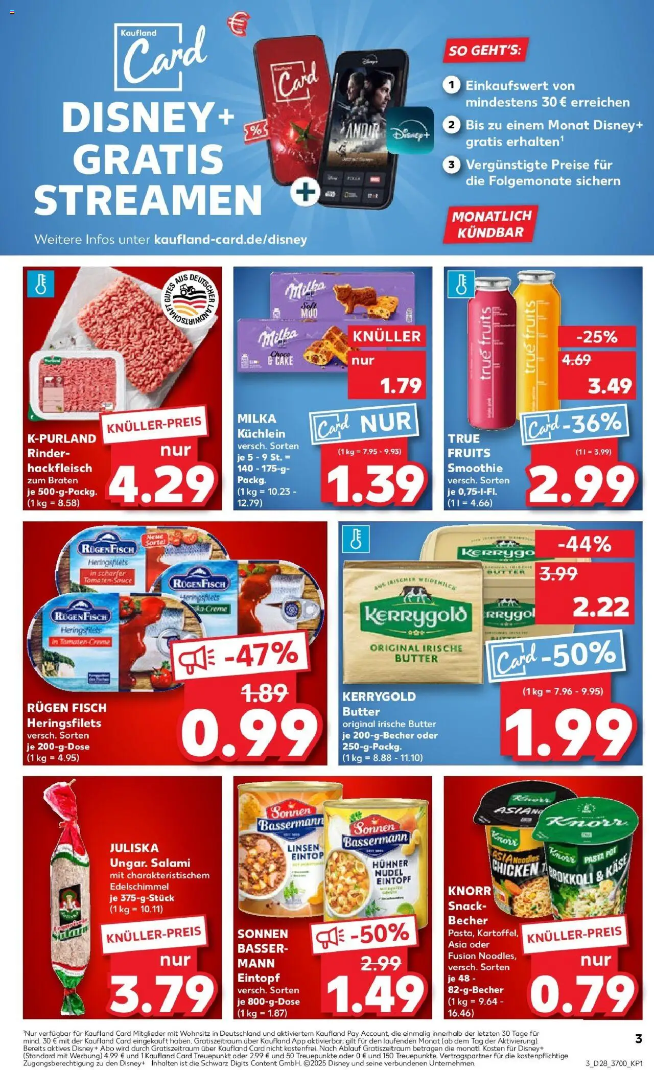 Kaufland prospekt Bentwisch	 - gültig ab dem 13.07.2025 | Seite: 18 | Produkte: Butter, Knorr, Milka, Hackfleisch