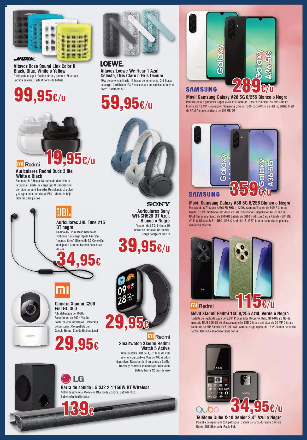 Froiz - Folleto Hiper │ válido desde el 27.05.2025 | Página: 3 | Productos: Καλαμάρι, Video, Auriculares, Cámara