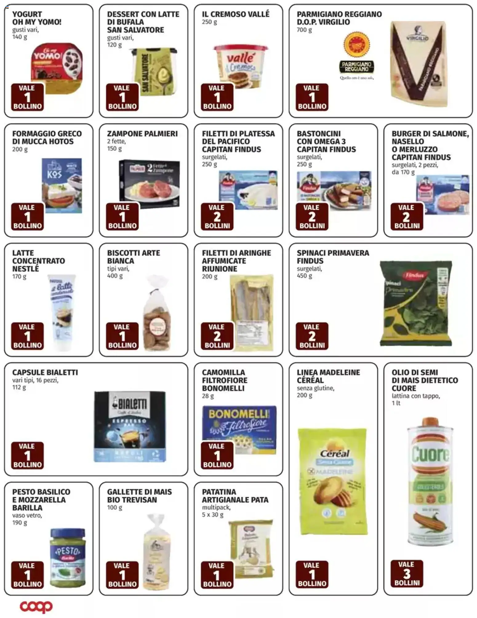 Volantino COOP del 22.01.2026 | Pagina: 28 | Prodotti: Latte, Olio, Spinaci, Parmigiano